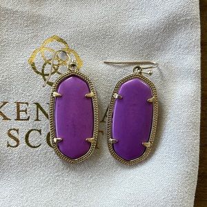 Kendra Scott purple Elle Earring